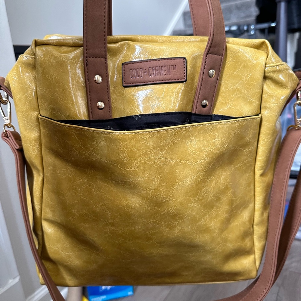 Mustard Coco+Carmen purse